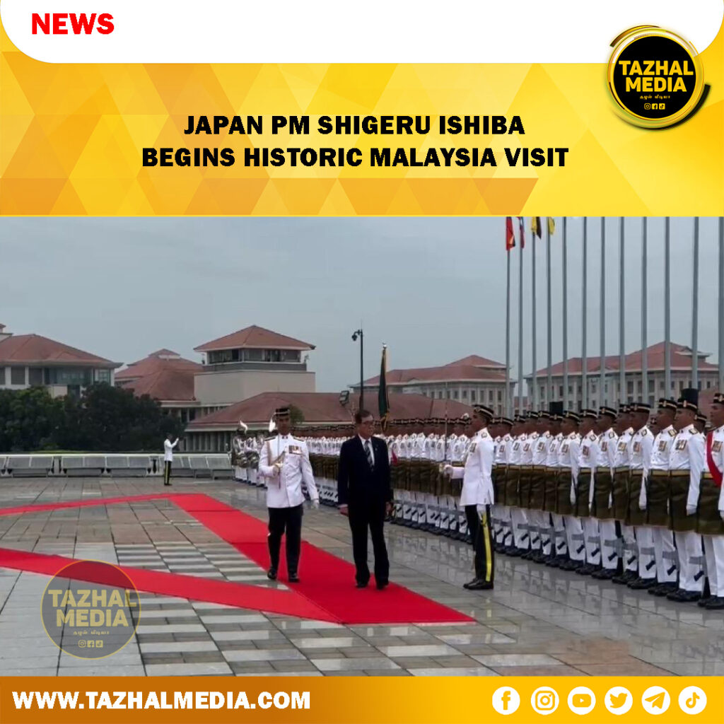 JAPAN PM SHIGERU ISHIBA BEGINS HISTORIC MALAYSIA VISIT